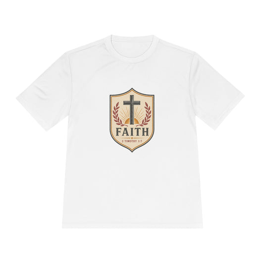 Faith Over Fear T‑Shirt — Christian Cross Shield Graphic Tee