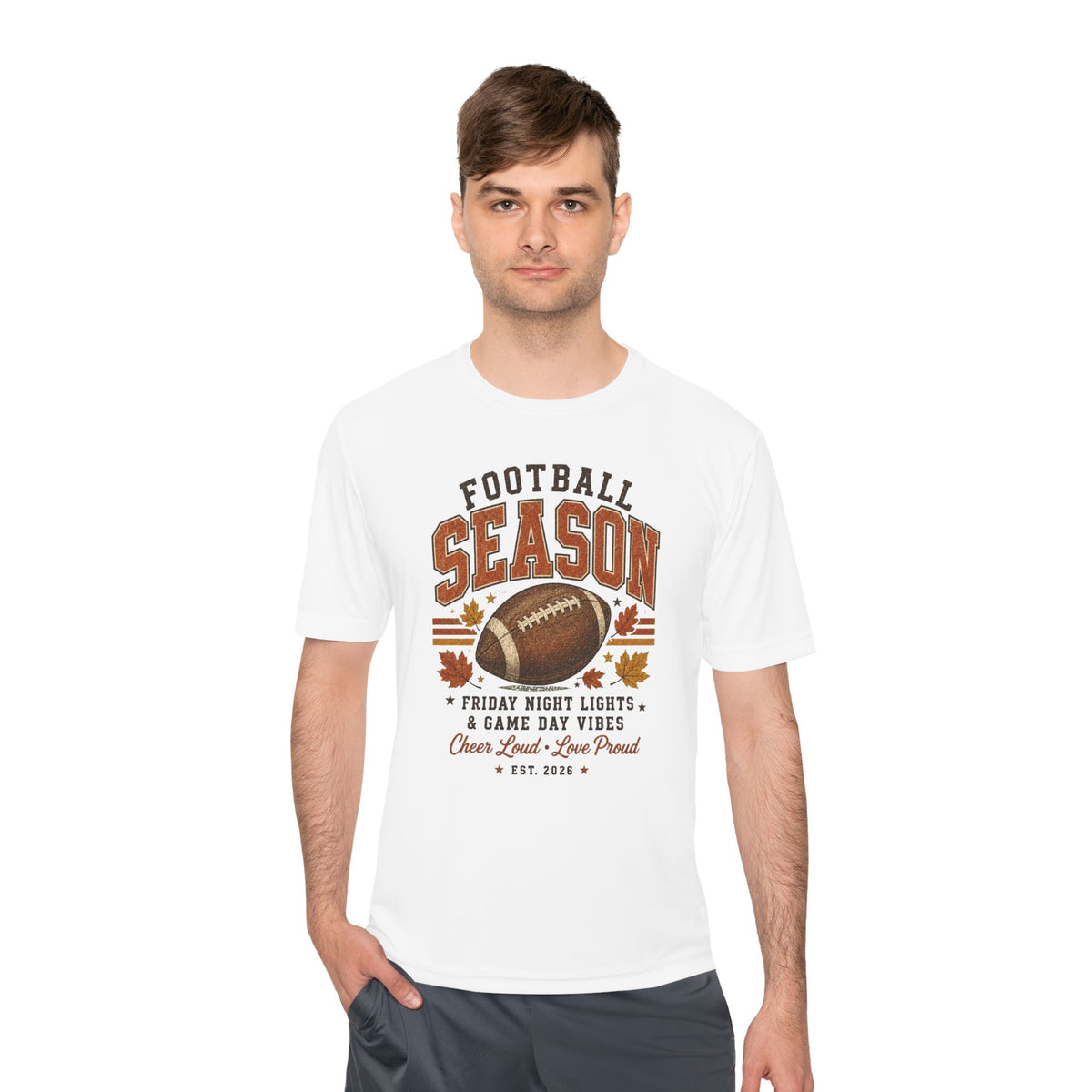 Football Mama Tee — "Football Season" Game Day Shirt