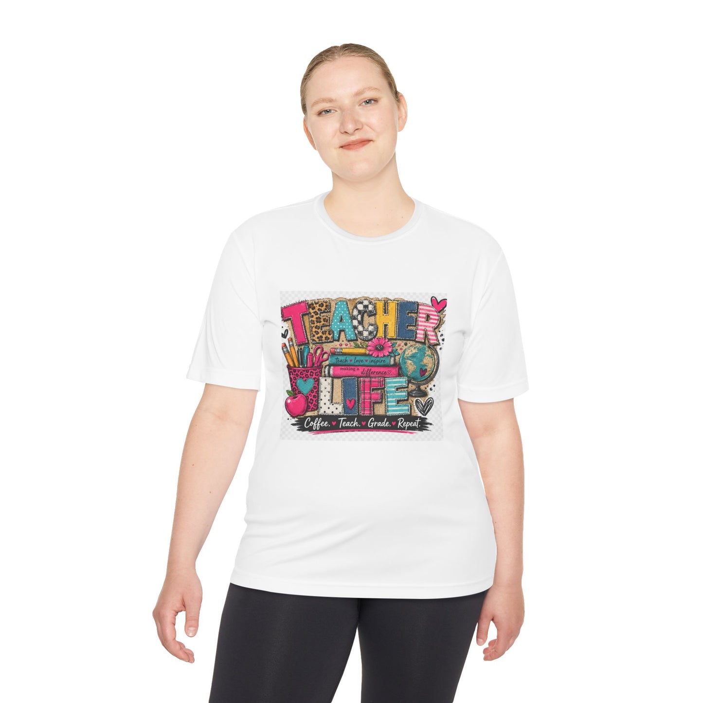 Teacher Life Graphic Tee — "Teachers Plant Seeds Grow Forever" Moisture-Wicking Shirt